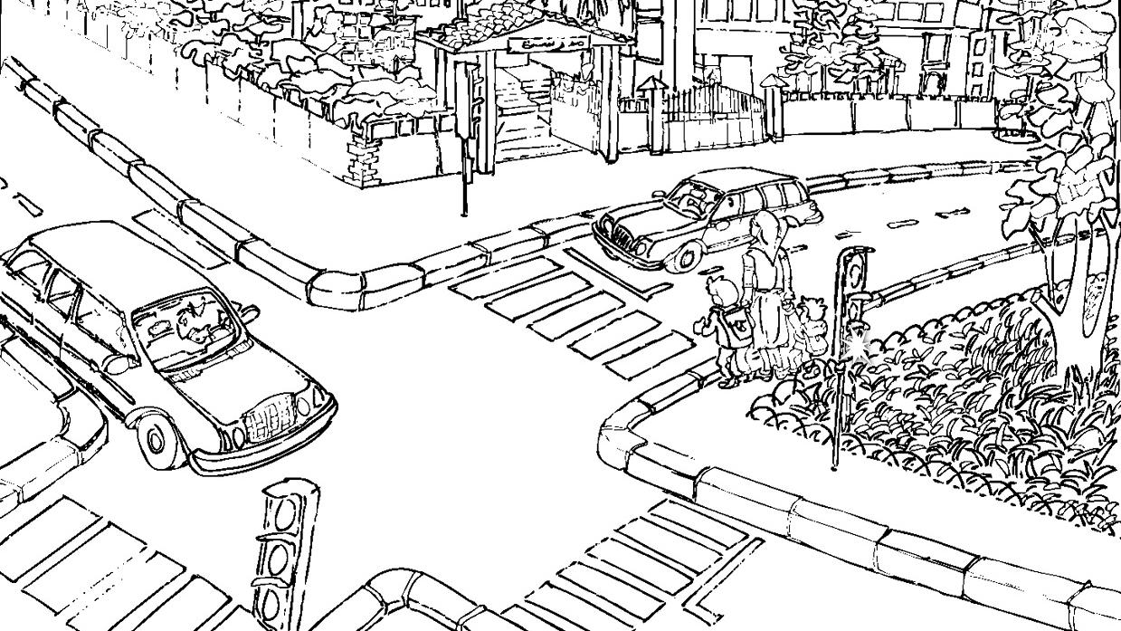 Traversée de la chaussée